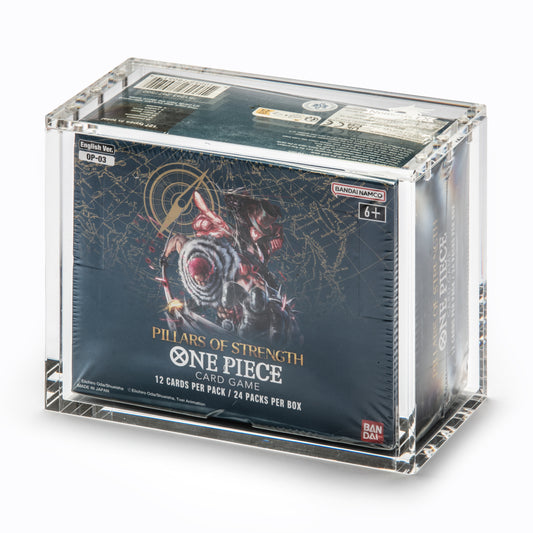 Acrylic Case - Engelse One Piece Booster Box - Reprint Op01 en Op03