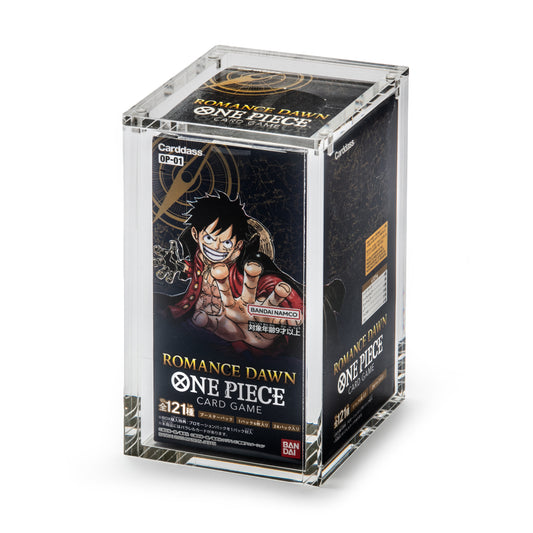 Acrylic Case - Japanse One Piece Booster Box - OP-01, OP-02 & Op-03