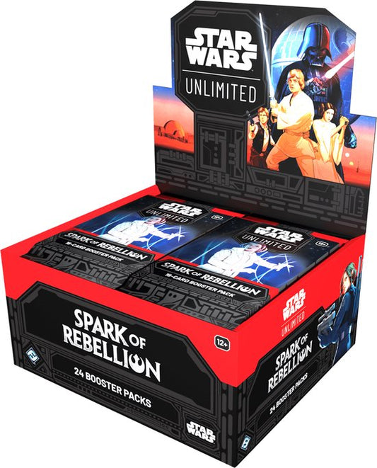 Star Wars Unlimited Spark of Rebellion Booster Display - 24 packs