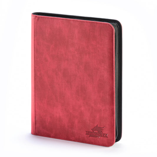 Premium Binder / Collection Folder Red (9-pocket)