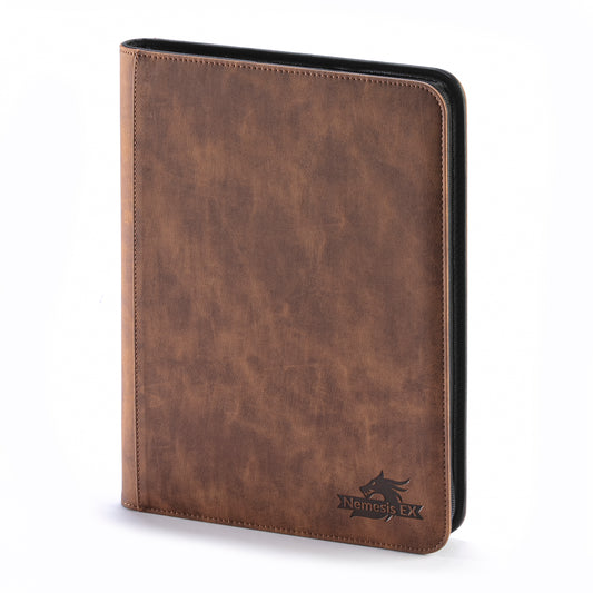 Premium Binder / Collection Folder Brown (9-pocket)